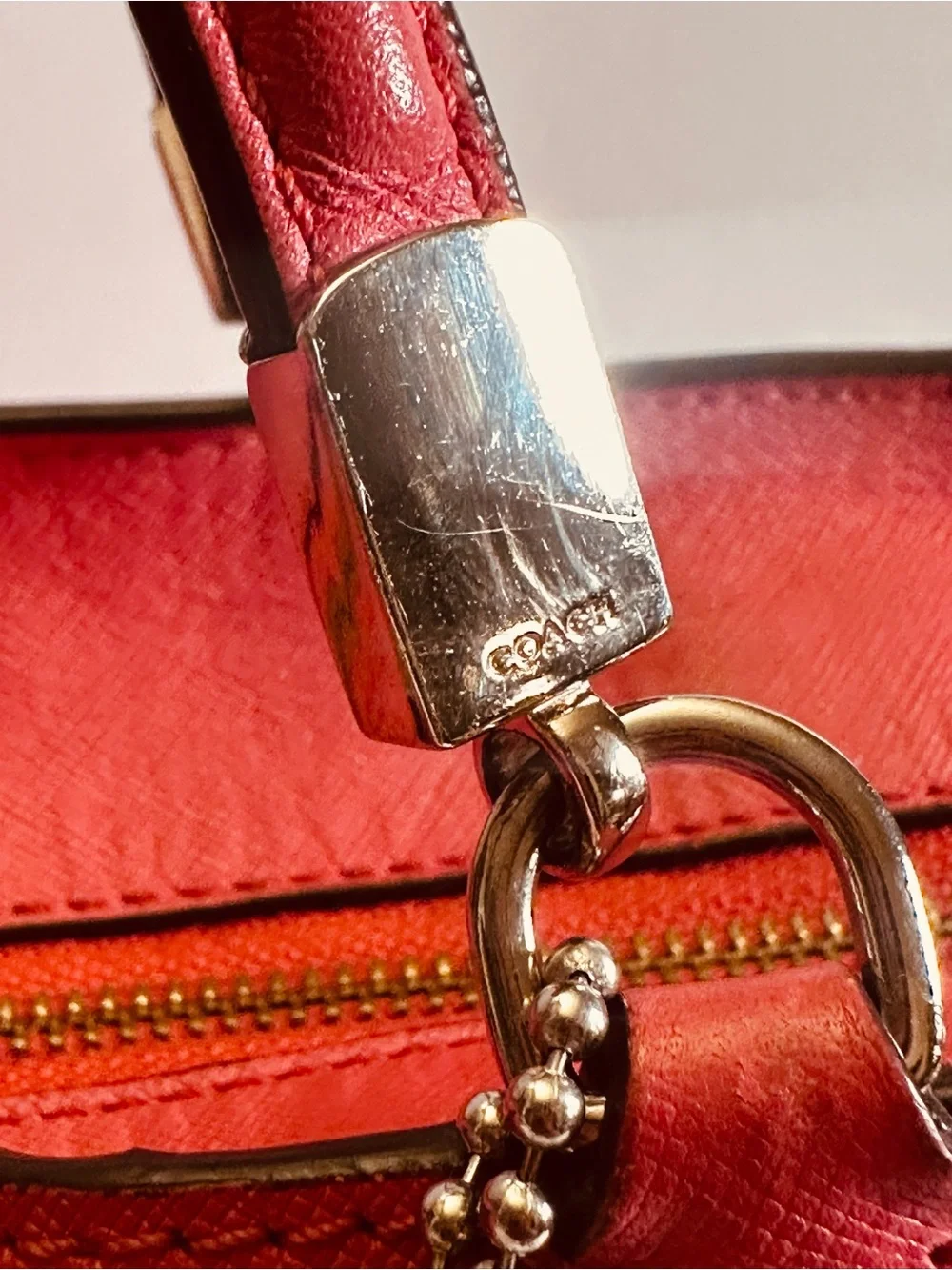 🔥 COACH PINK TOTE — CLASSIC STYLE Style 29002 GREAT RESTORATION PIECE AS IS